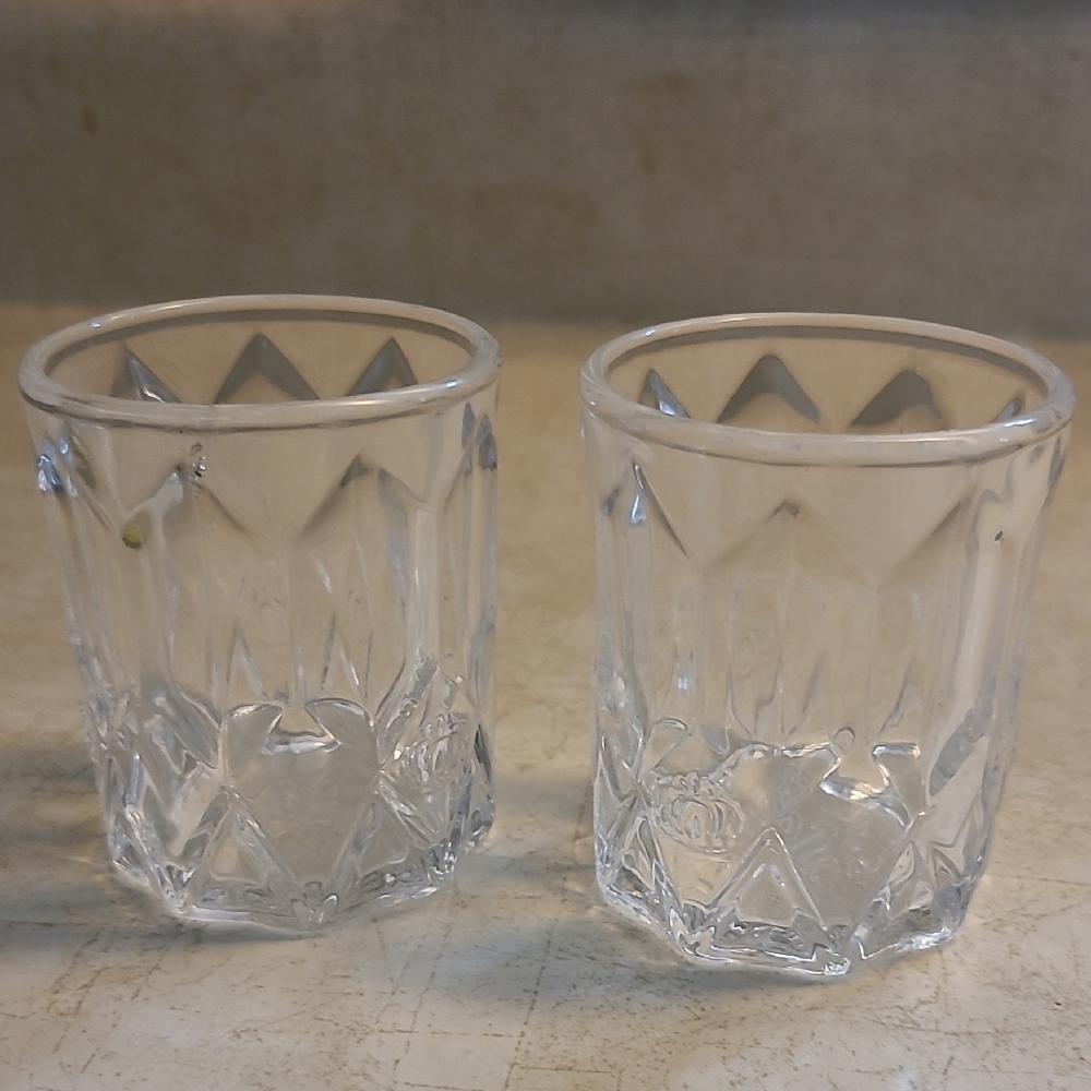 Crown Royal Lowball Whiskey Glass Set Of 2